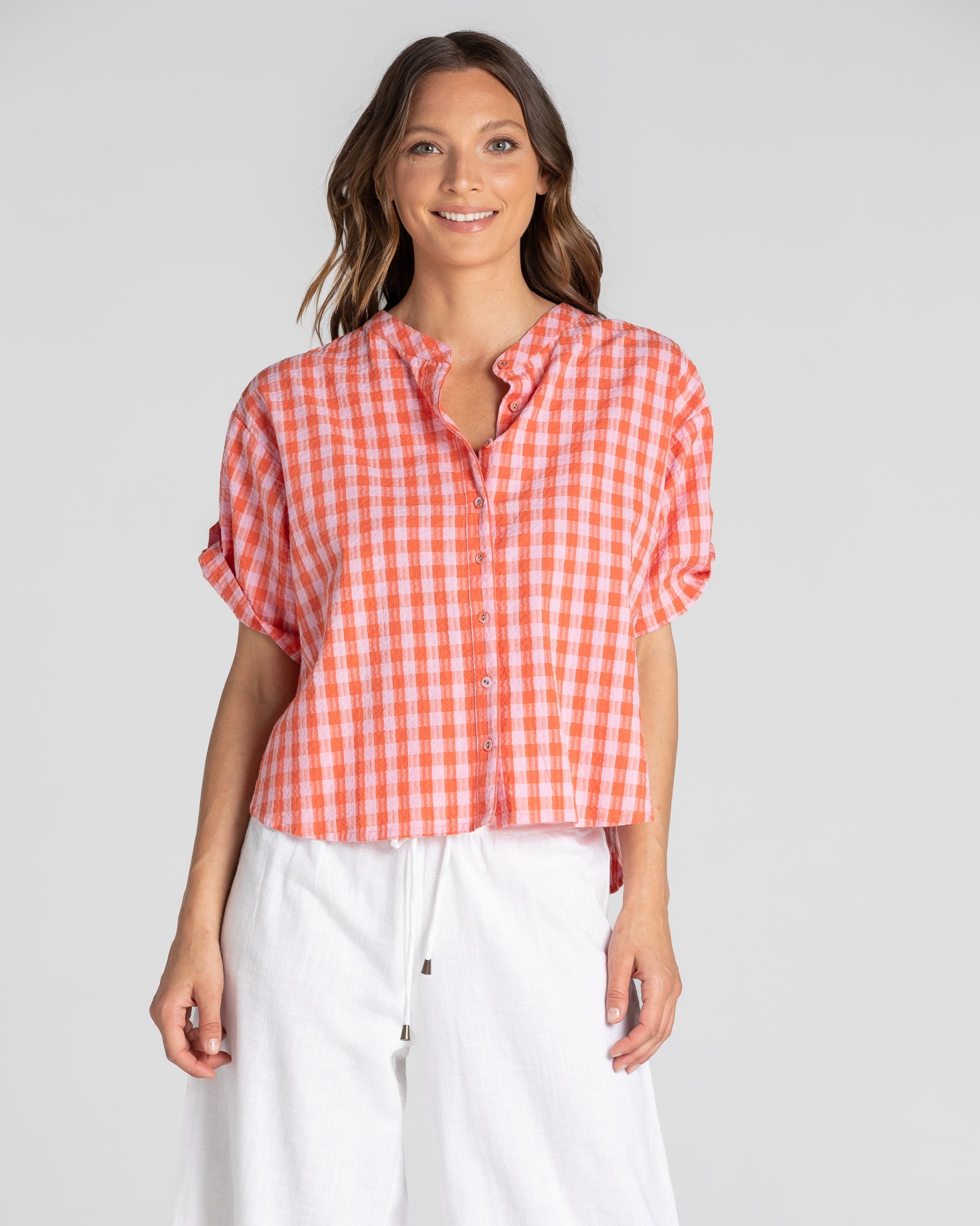 Josie Shirt - Red Juno