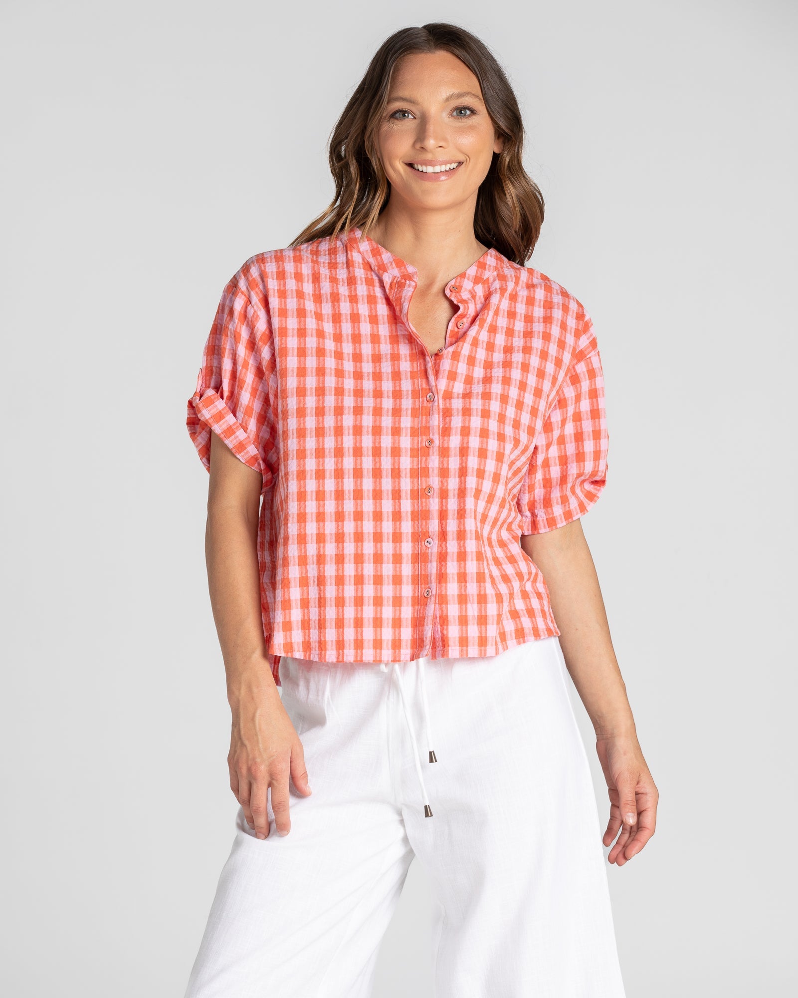 Josie Shirt - Red Juno