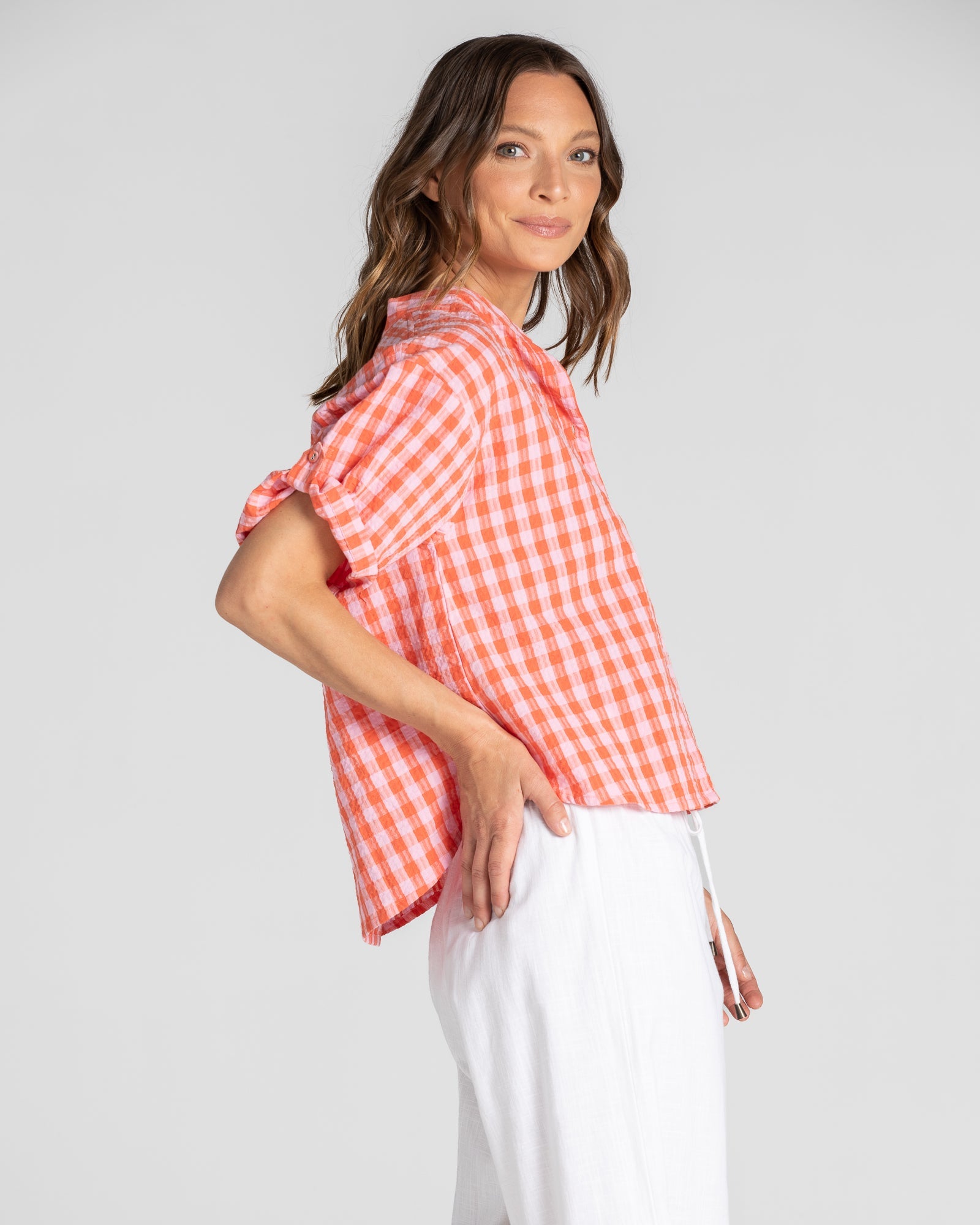 Josie Shirt - Red Juno