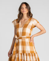 Indy Dress - Ginger Check