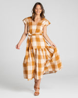 Indy Dress - Ginger Check