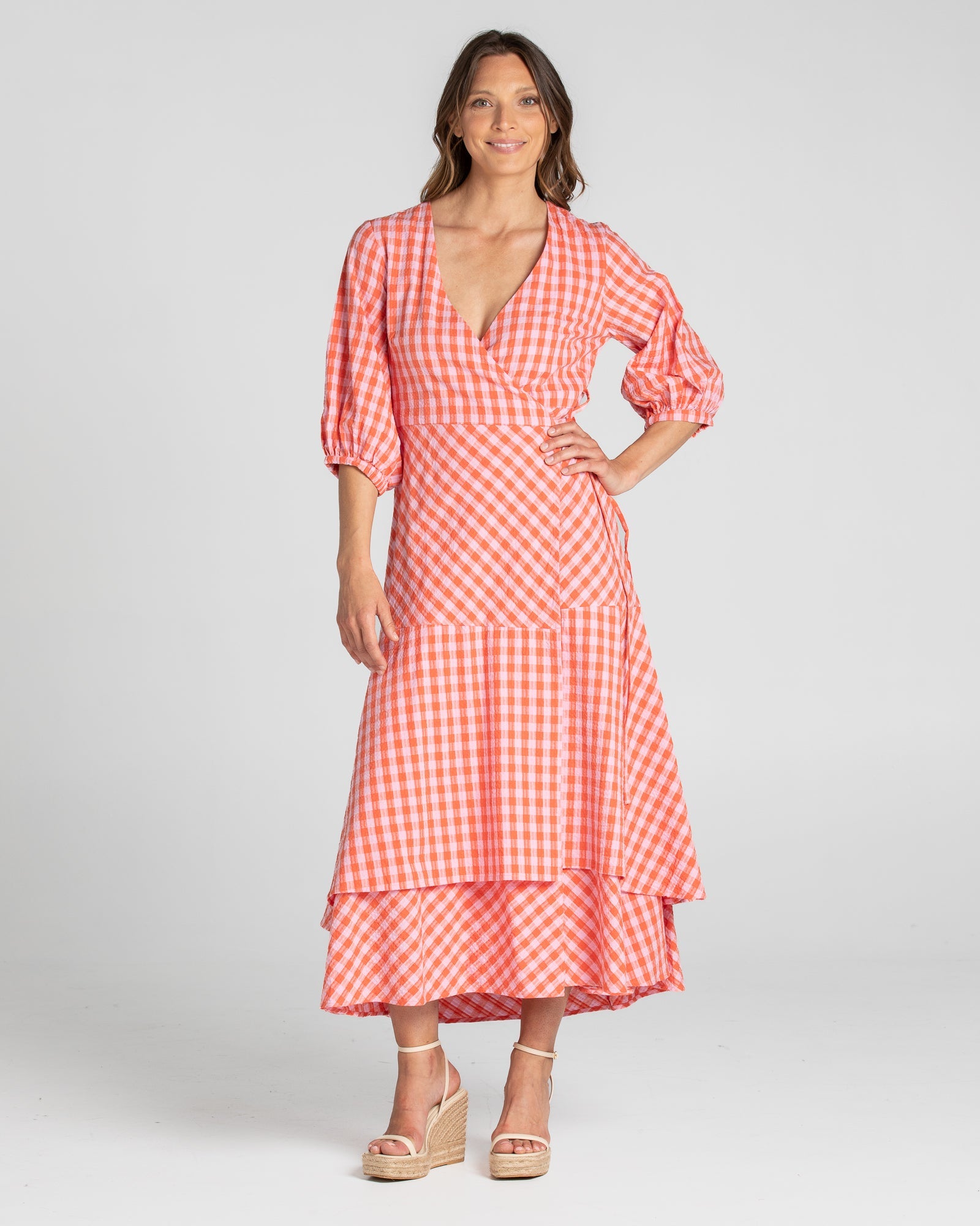 Piper Dress - Red Juno