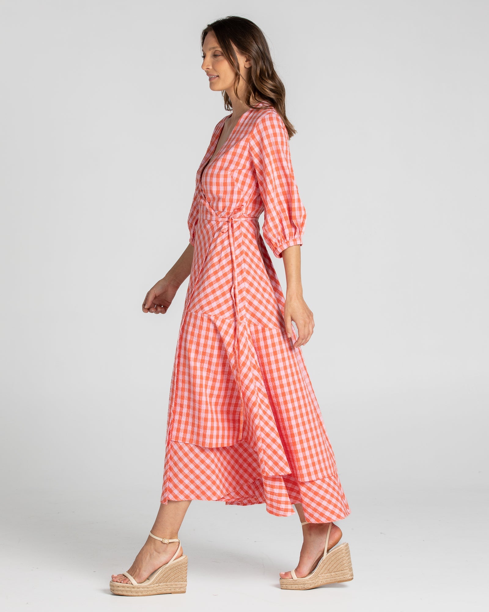 Piper Dress - Red Juno