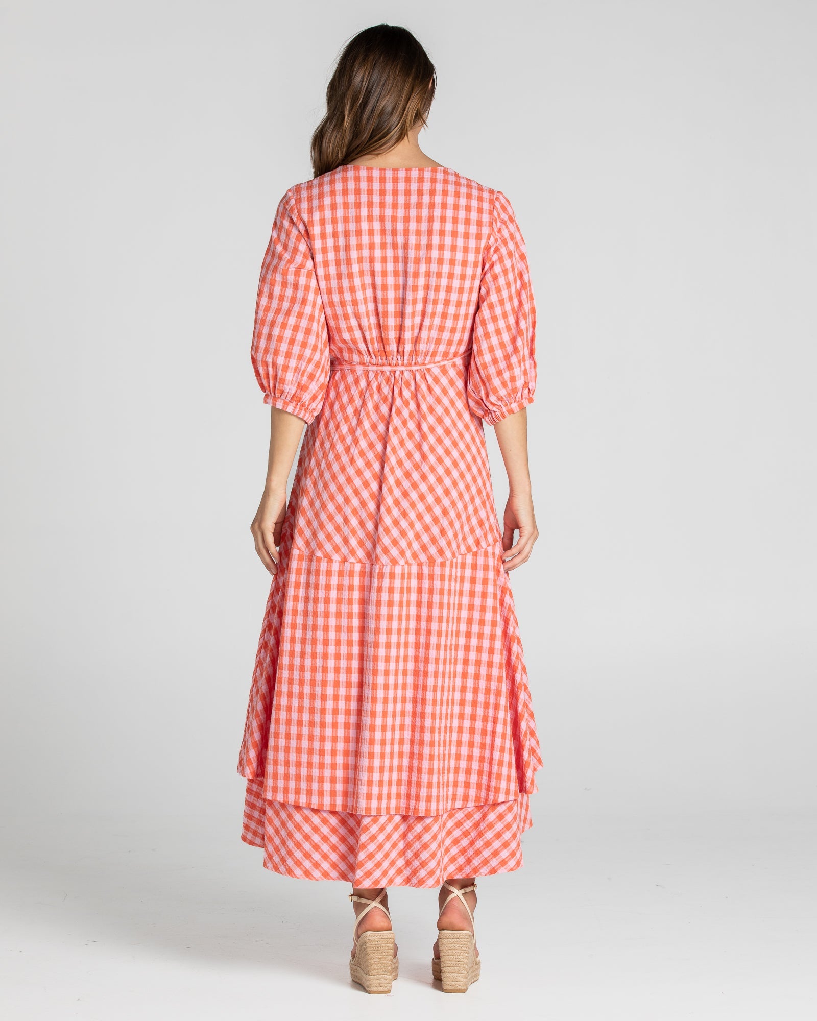 Piper Dress - Red Juno