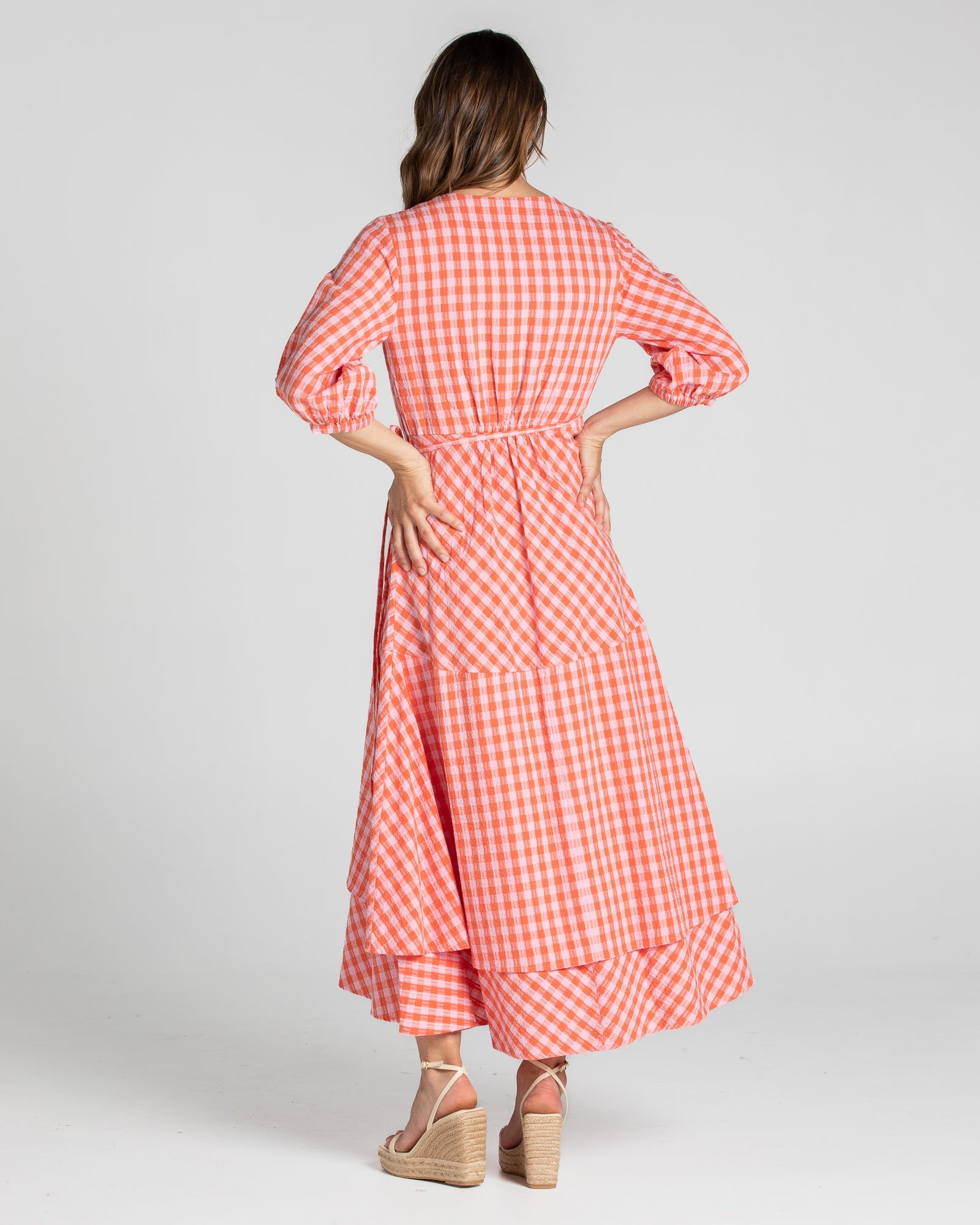 Piper Dress - Red Juno