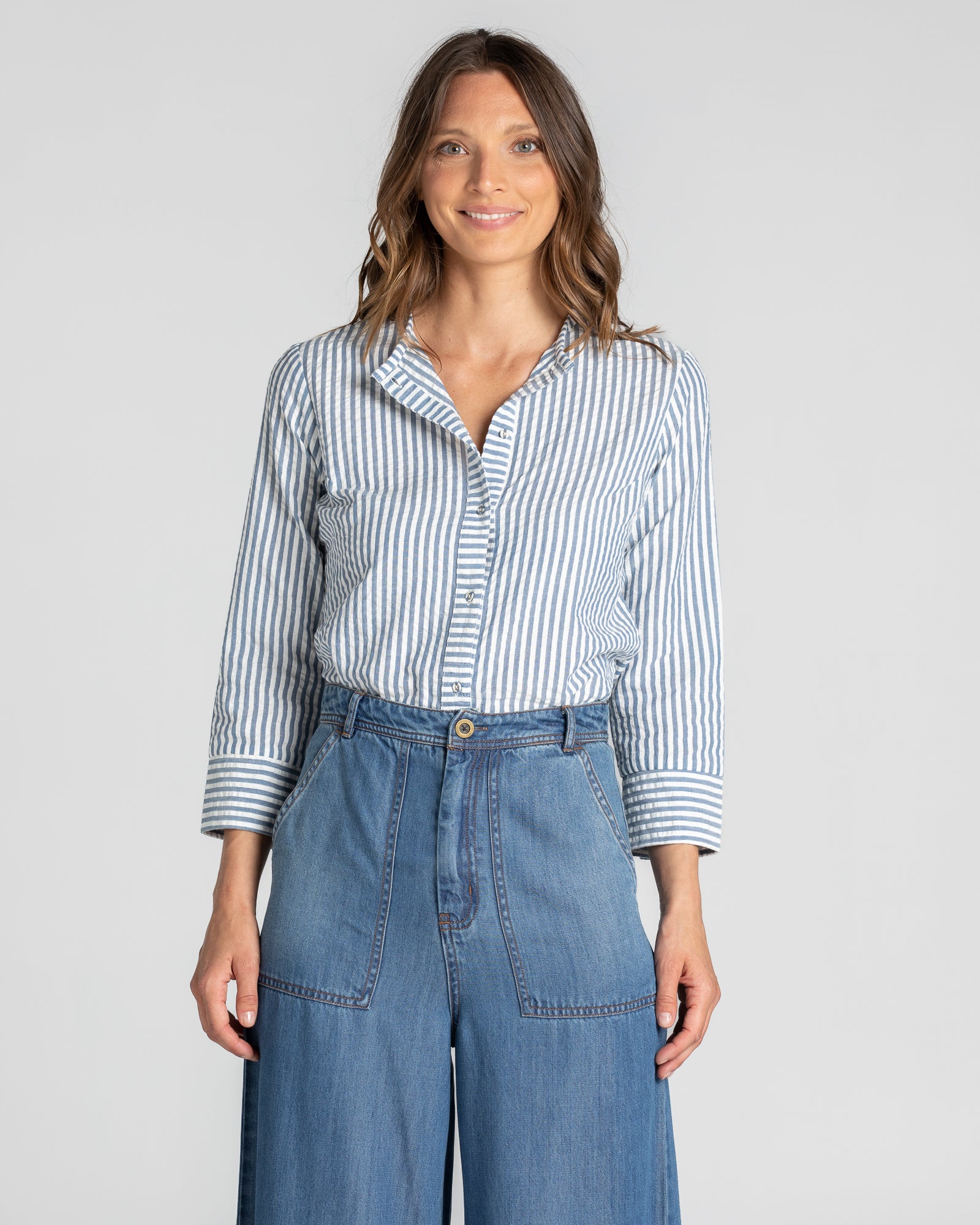 Hazel Shirt - Hazel Stripe