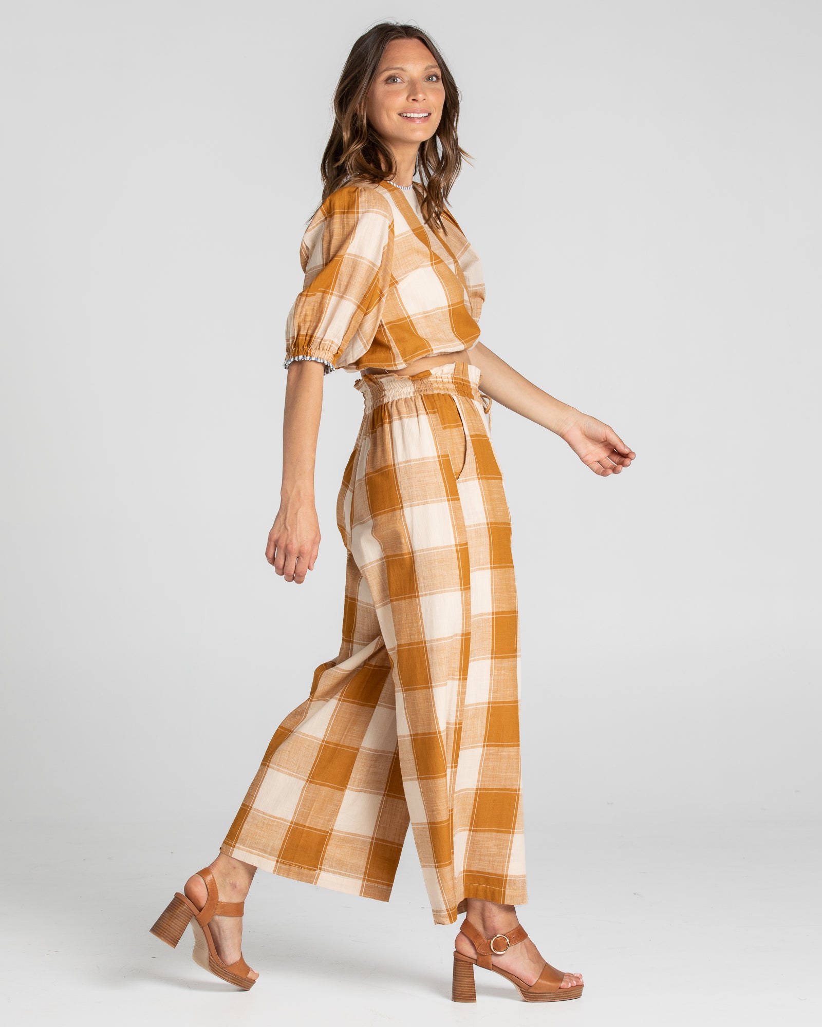 Clove Pant - Ginger Check