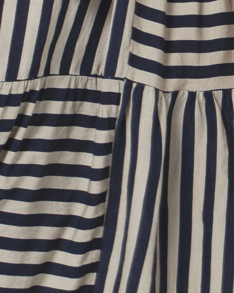 Aldo Tiered Dress - Aldo Stripe