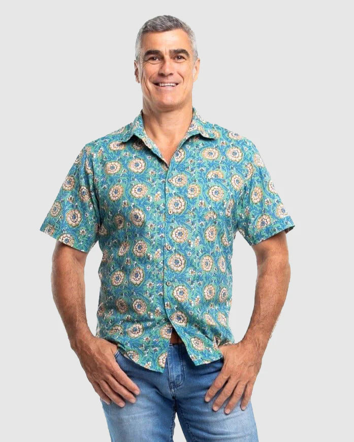 Men's Short Sleeve - Frangipani