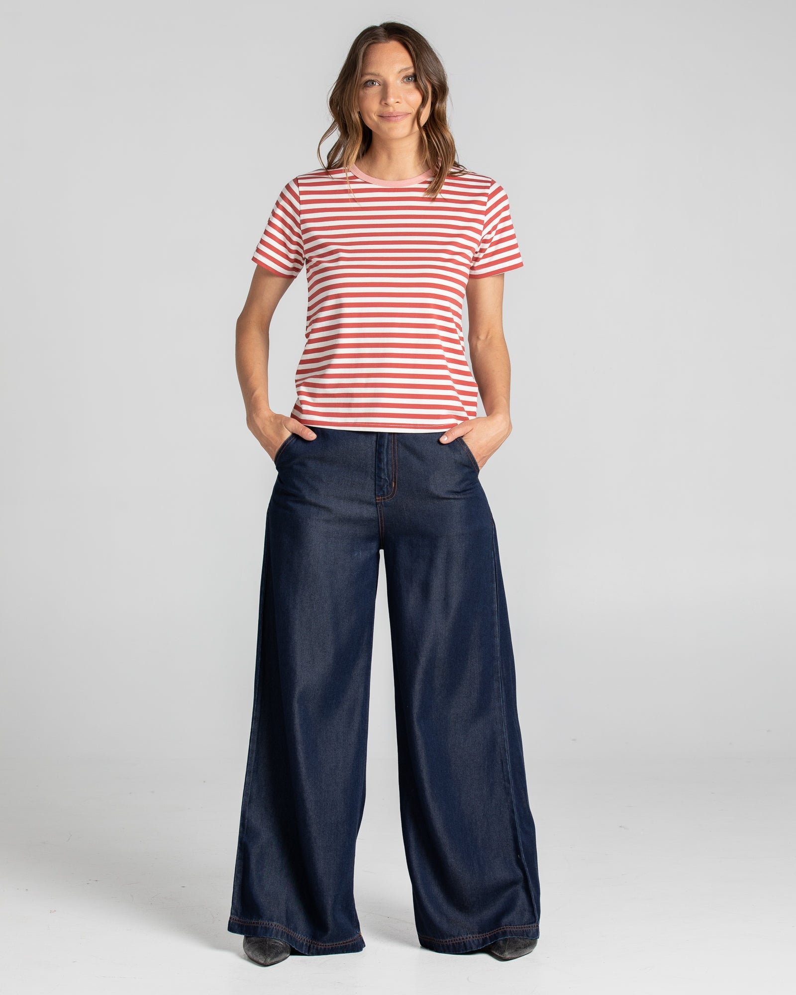 Amalfi Pant Tall - Deep Blue