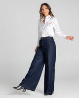 Amalfi Pant Tall - Deep Blue