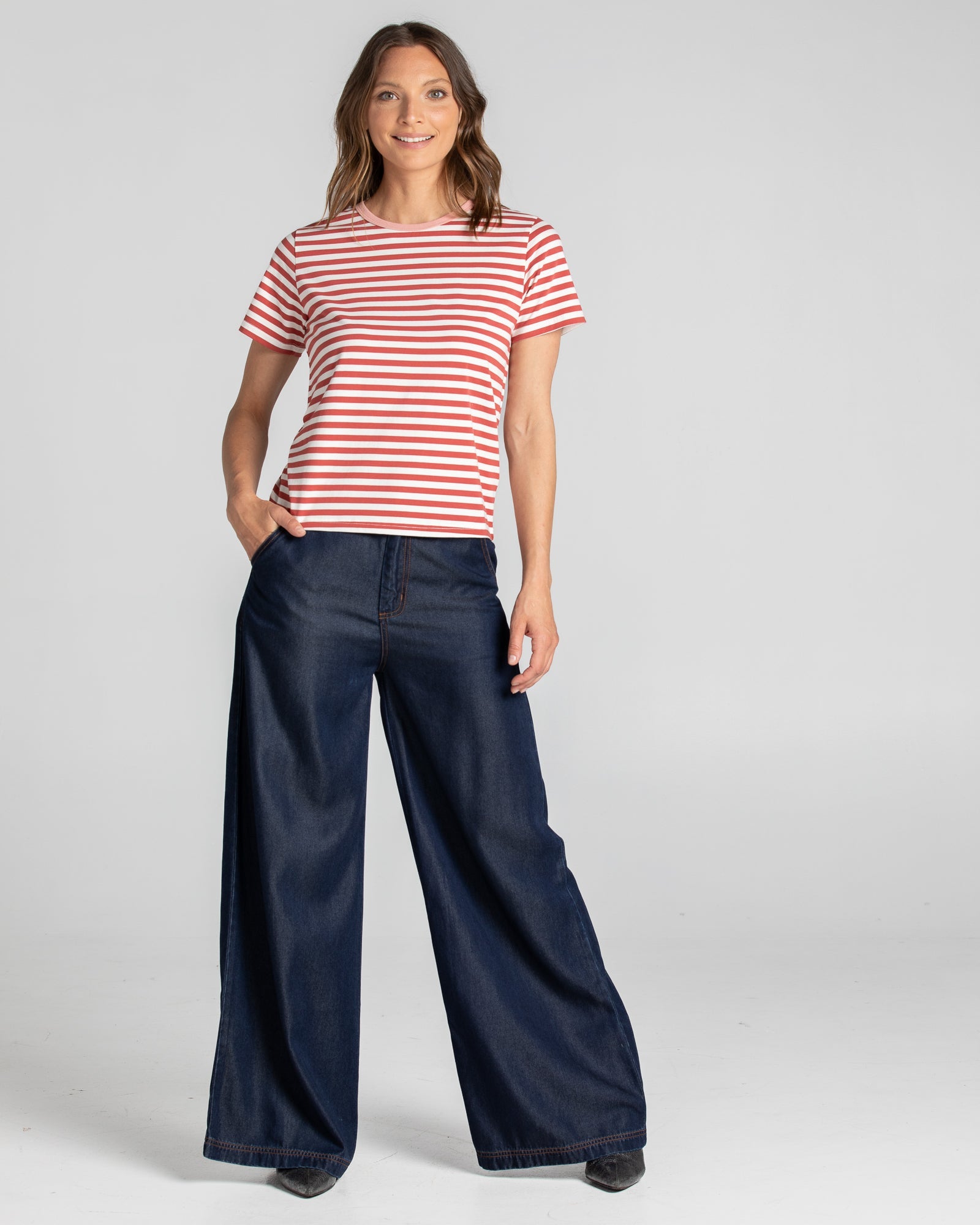 Amalfi Pant Tall - Deep Blue