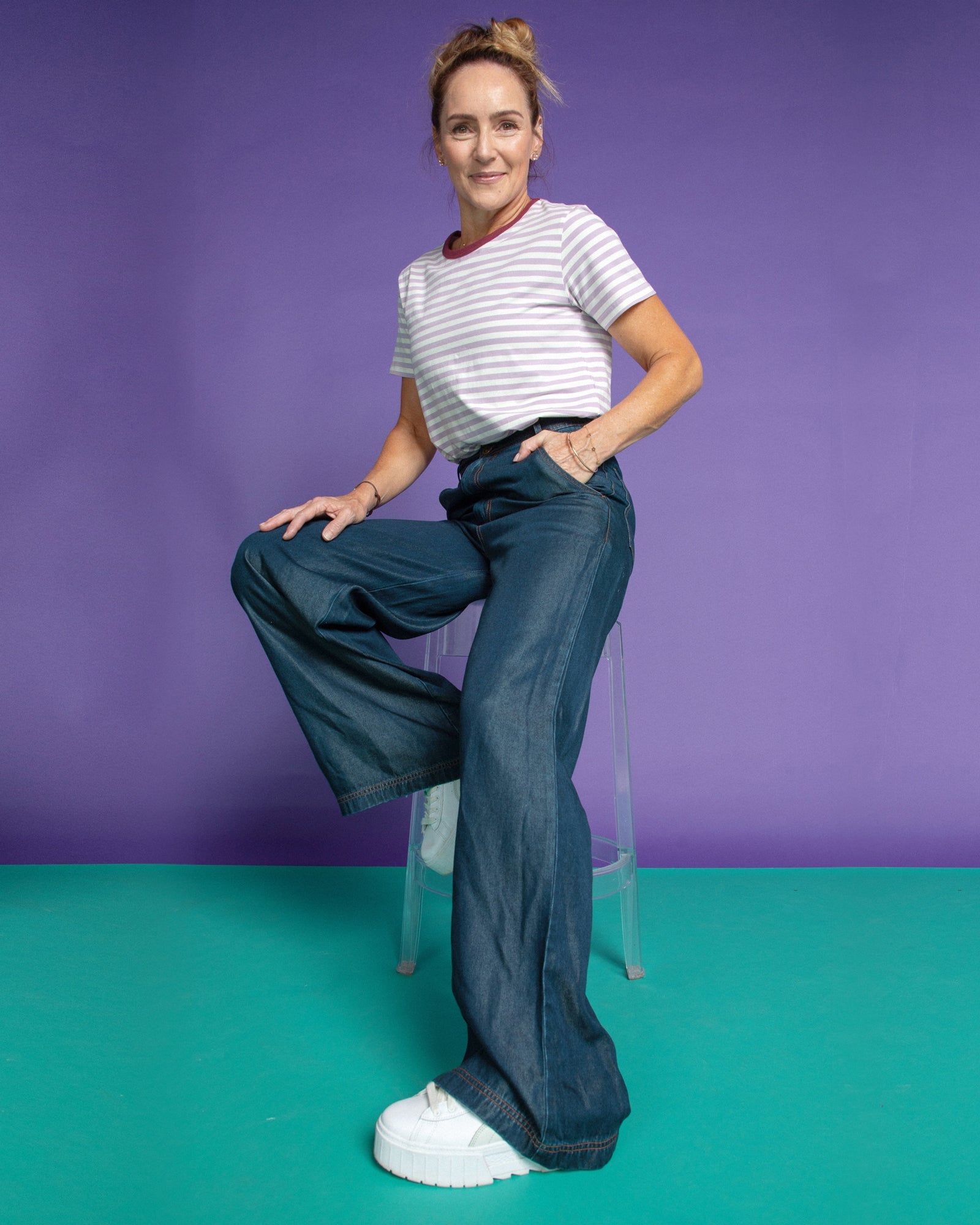 Amalfi Pant Tall - Deep Blue