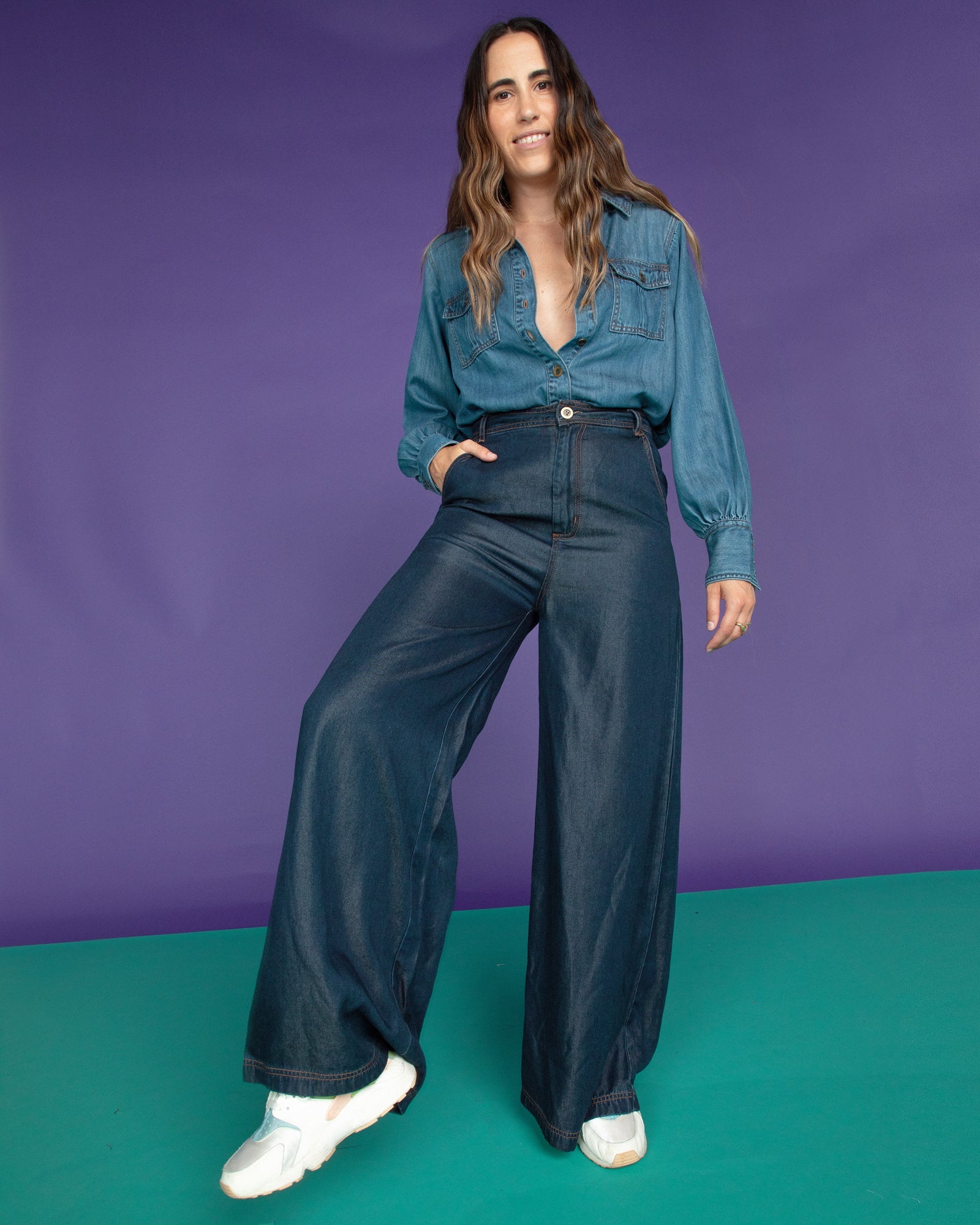 Amalfi Pant Tall - Deep Blue