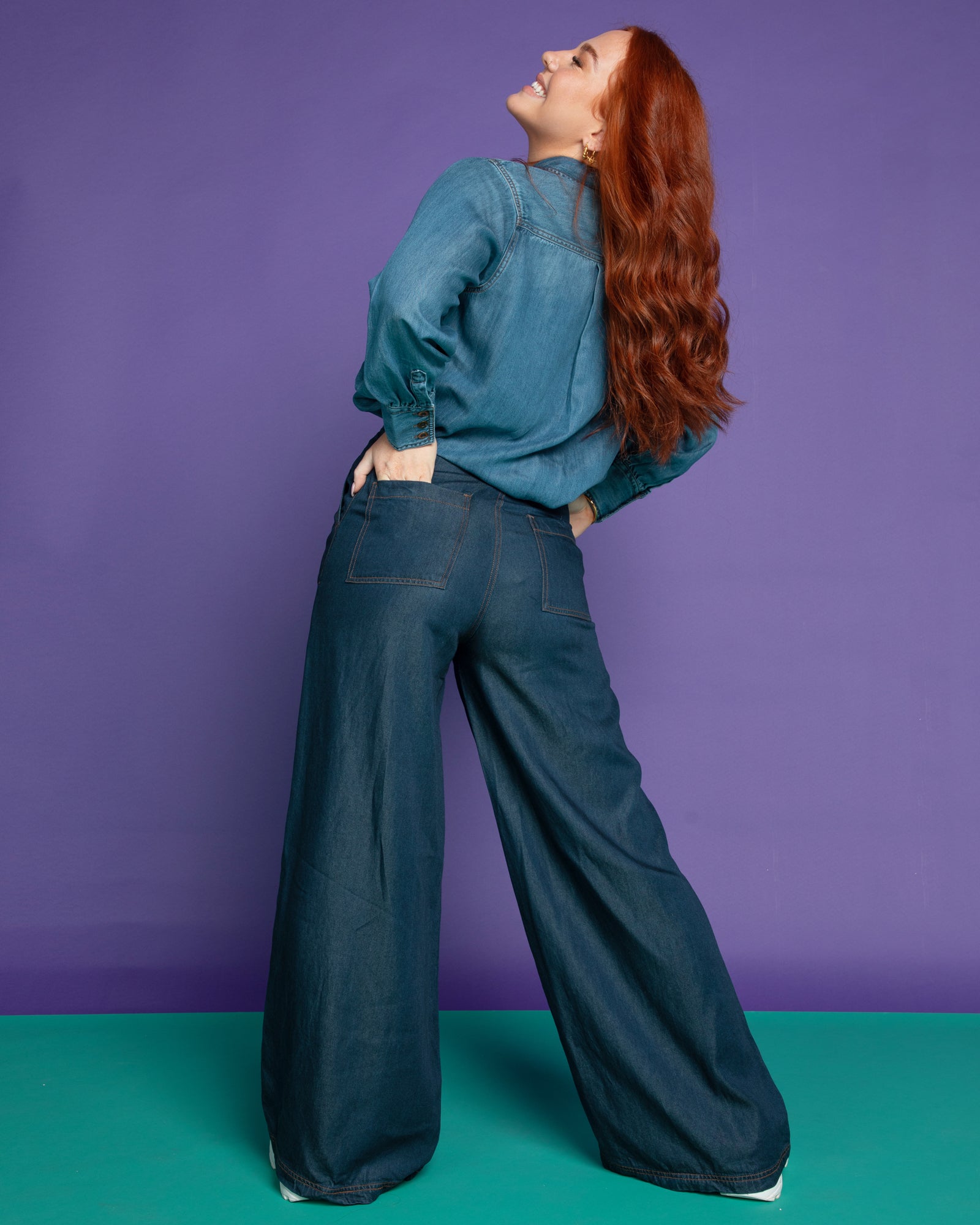 Amalfi Pant Tall - Deep Blue