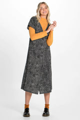 Memento Wrap Dress - Pepper