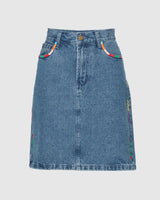 Cisco Skirt - Groove Denim