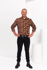 Mens Long Sleeved Shirt - City Mix