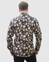 Mens Long Sleeved Shirt - Night Bloom