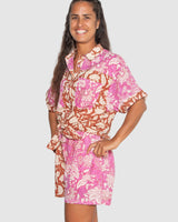 Pyjama Set - Mittee/laal