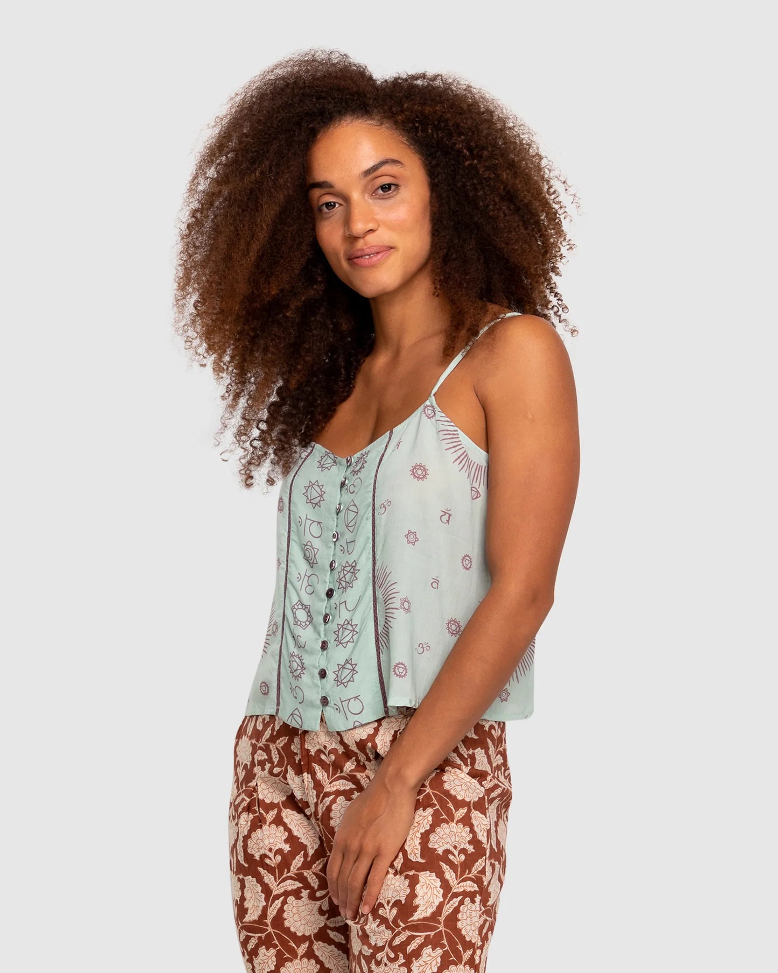 Mudra Singlet - Mint Mudra