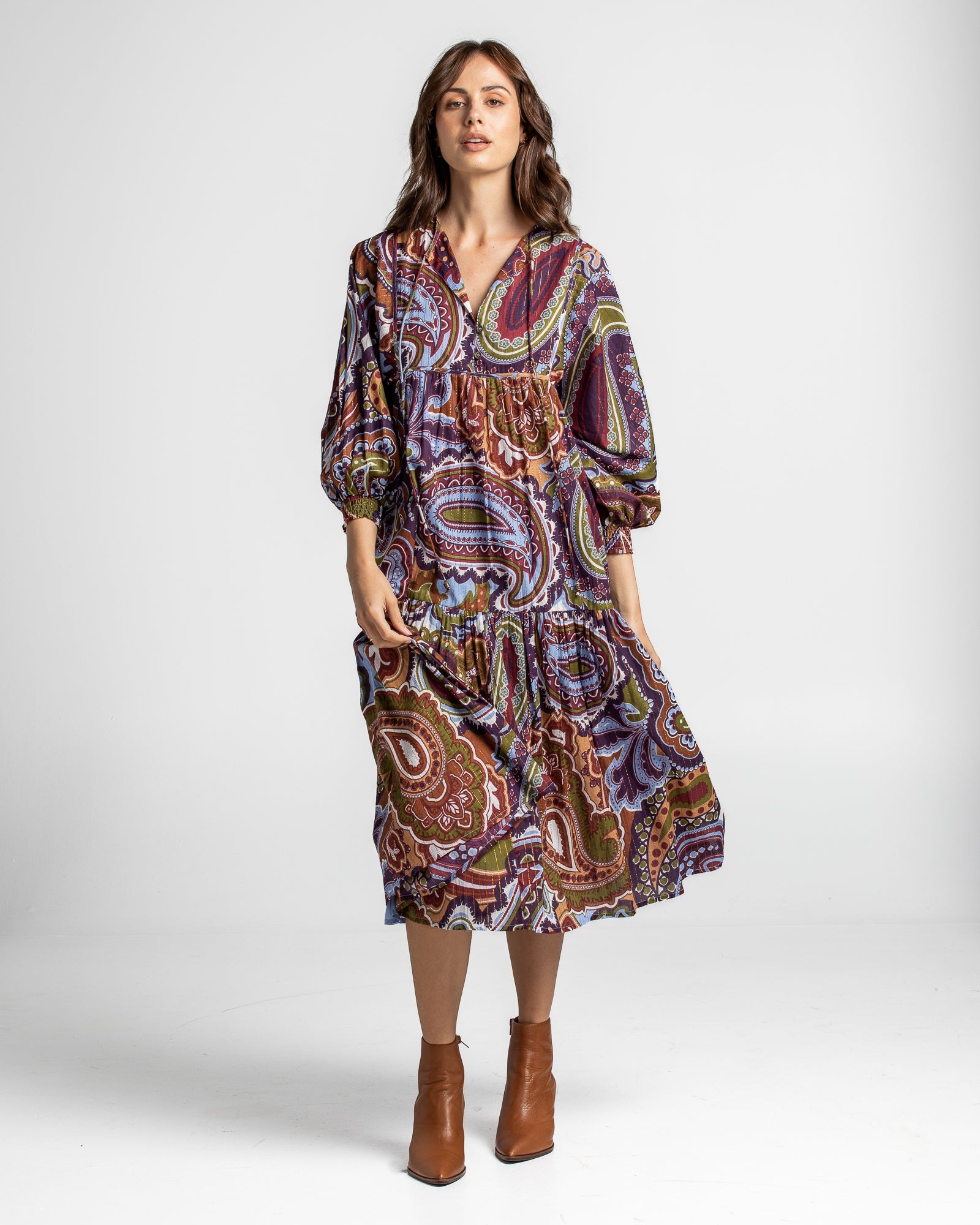 Shanti Dress - Juniper