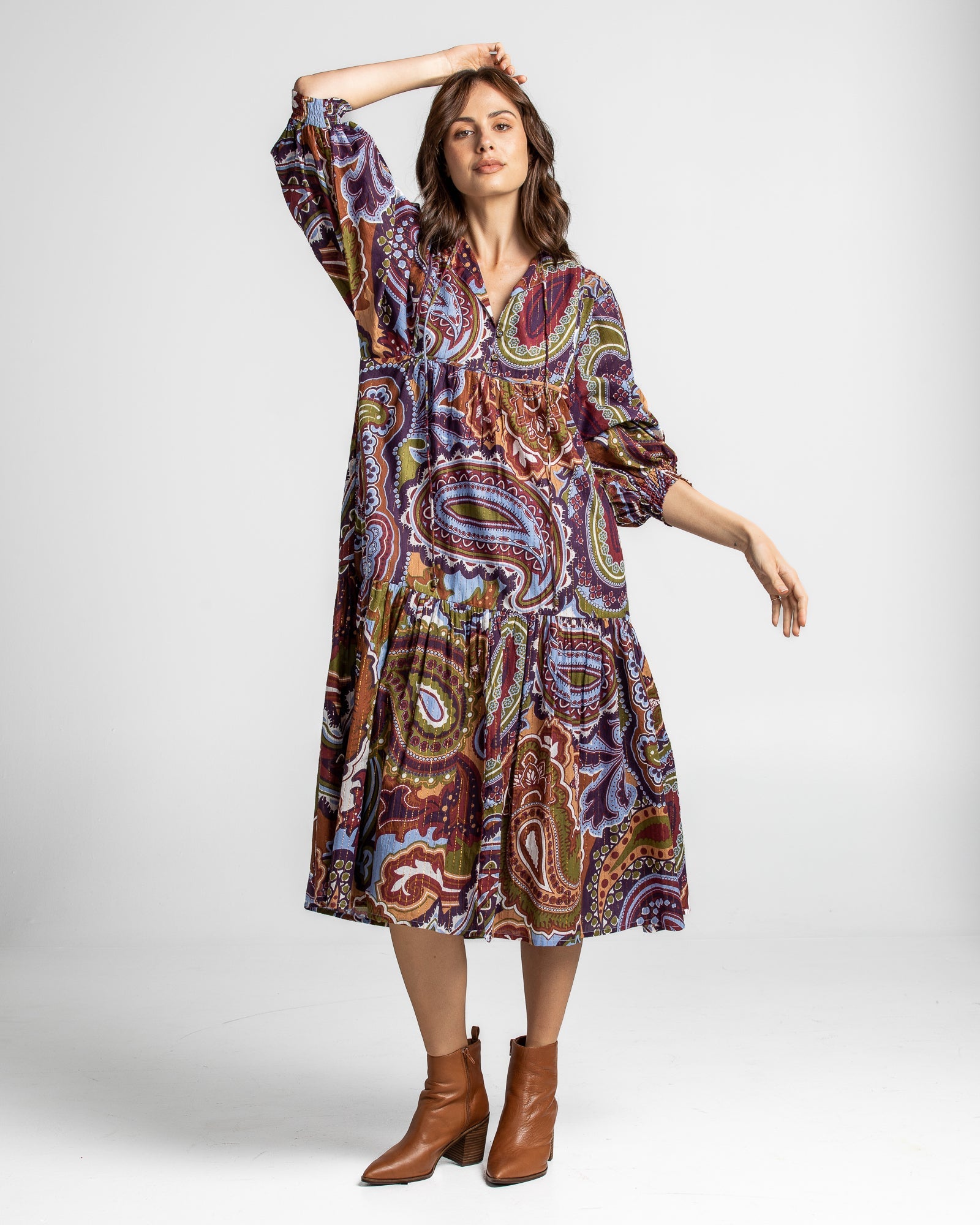 Shanti Dress - Juniper